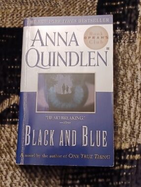 $4 Add-on Anna Quindlen "Black and Blue" - Paperback Book